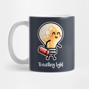 Kawaii Cute Travelling Light Pun Mug